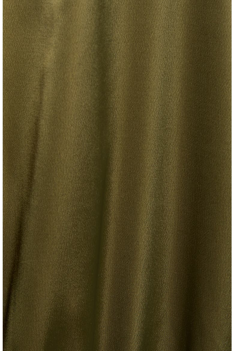 On Duty Satin Bomber Jacket, Alternate, color, DARK SAGE