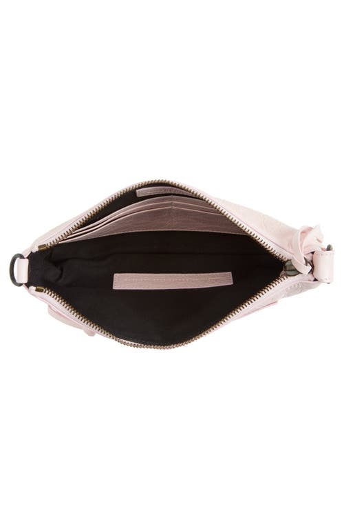 Balenciaga Le City Leather Pouch On A Strap In Pink