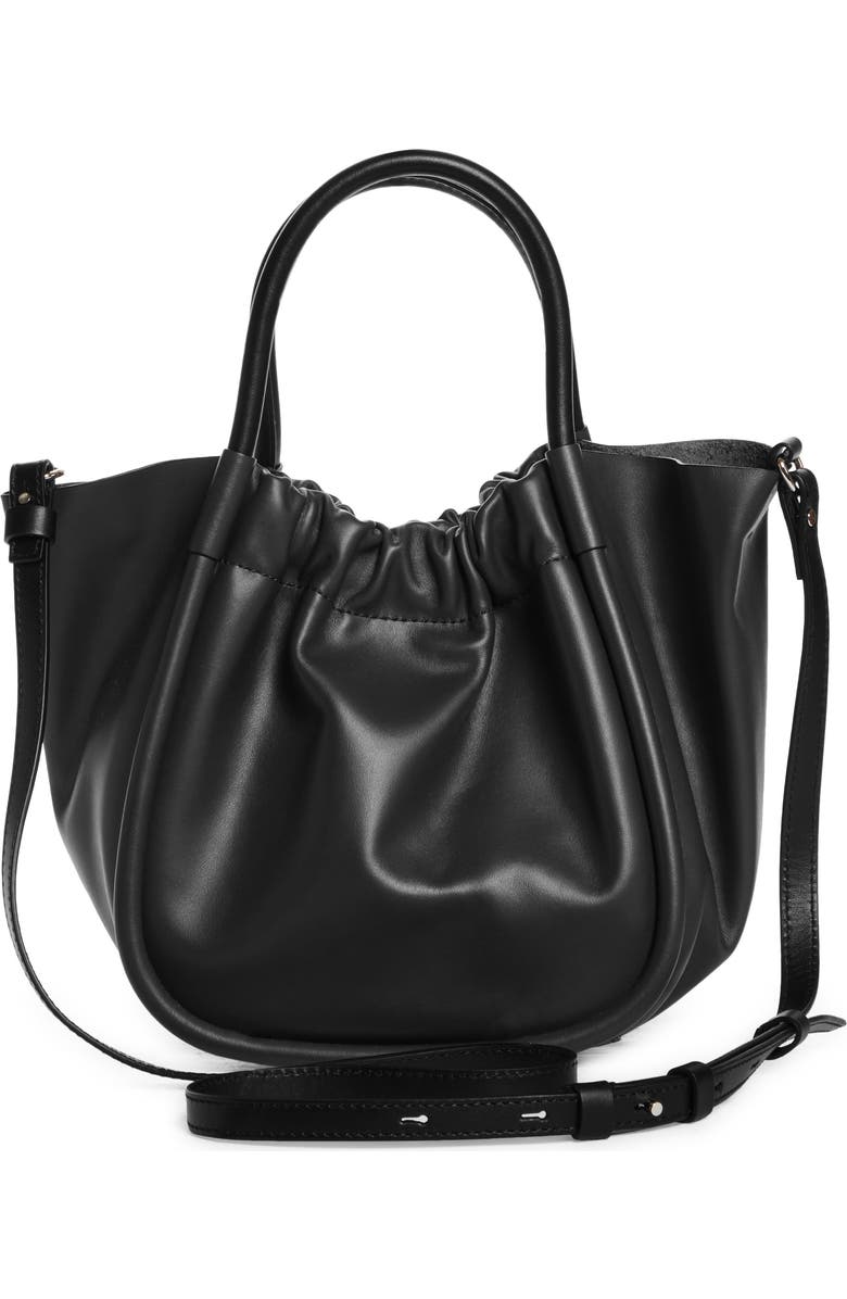 Proenza Schouler Small Ruched Leather Crossbody Tote, Alternate, color,