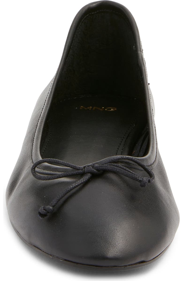 MANGO Ballet Flat, Alternate, color, Black