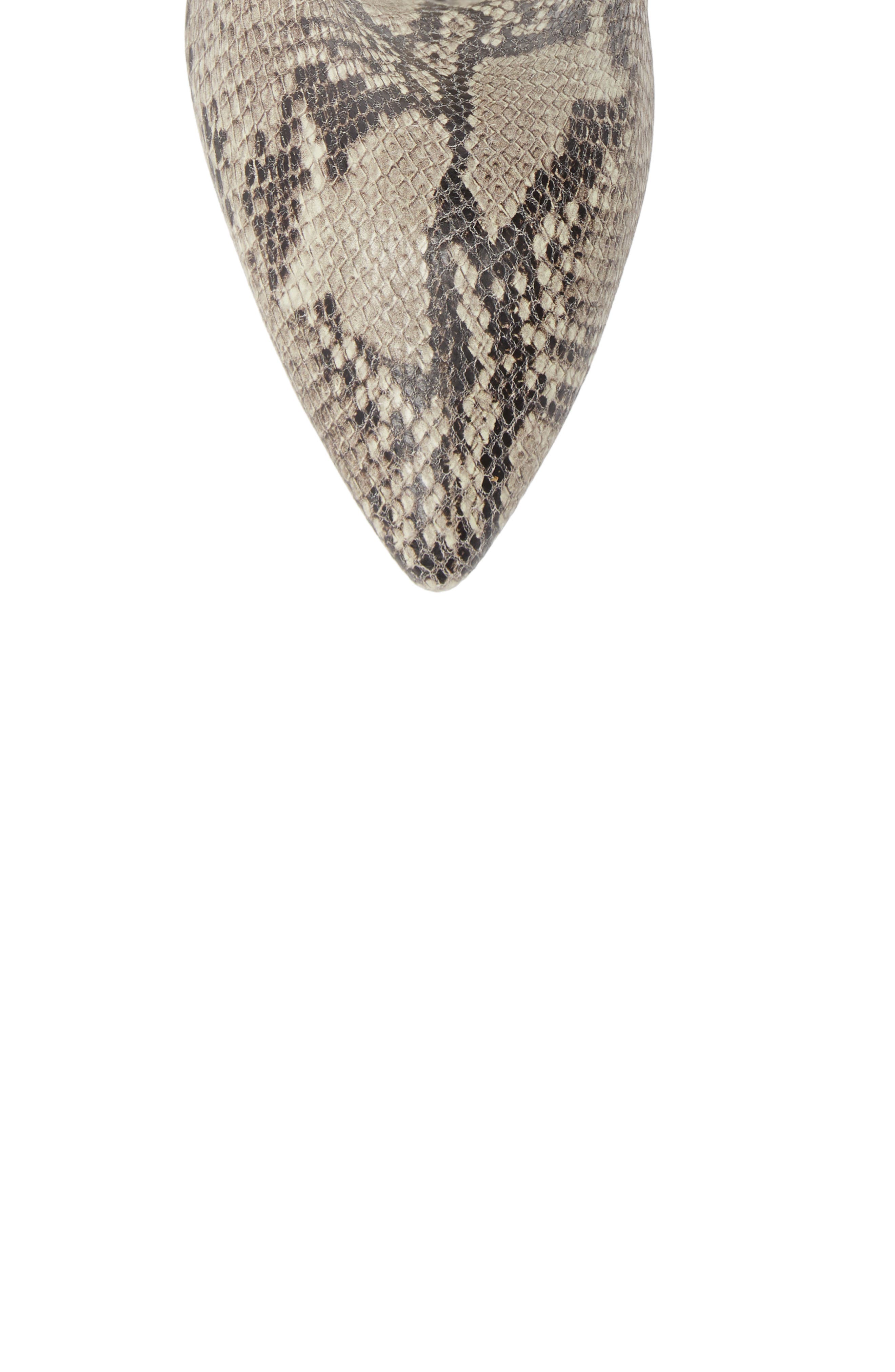 Scope Bootie, Alternate, color, NATURAL PRINTED SNAKE LEATHER