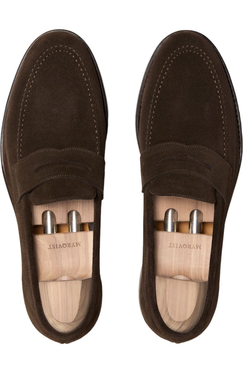 Myrqvist Lysekil II Penny Loafers, Alternate, color, Dark Brown