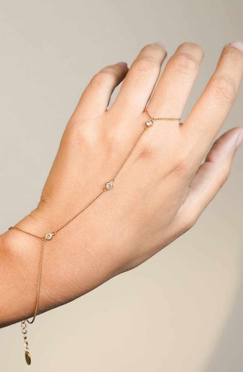 KOZAKH Crystal Hand Chain, Alternate, color,