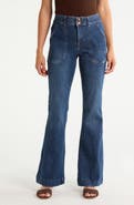 Wit & Wisdom Madison High Waist Utility Pocket Bootcut Jeans