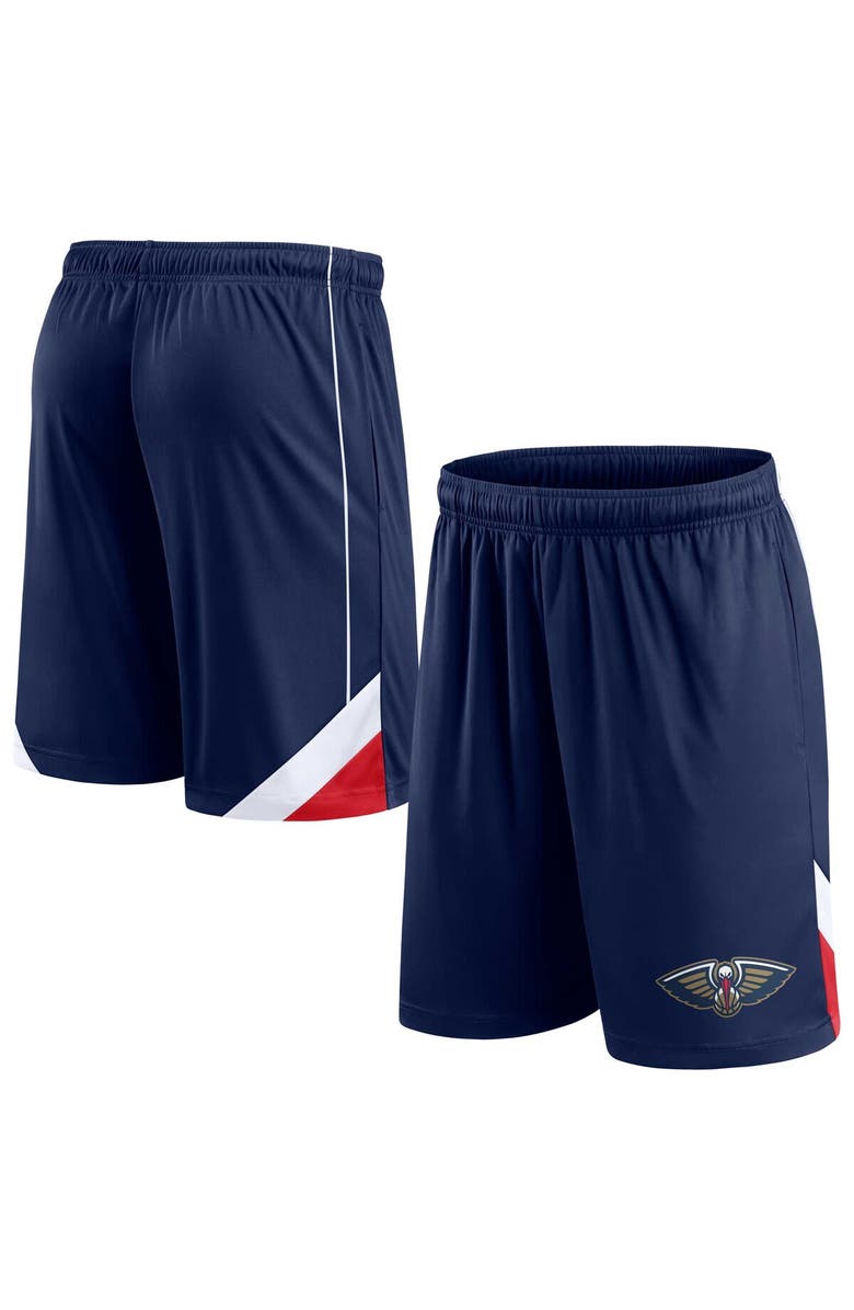 FANATICS Men's Fanatics Branded Navy New Orleans Pelicans Slice Shorts, Main, color, 