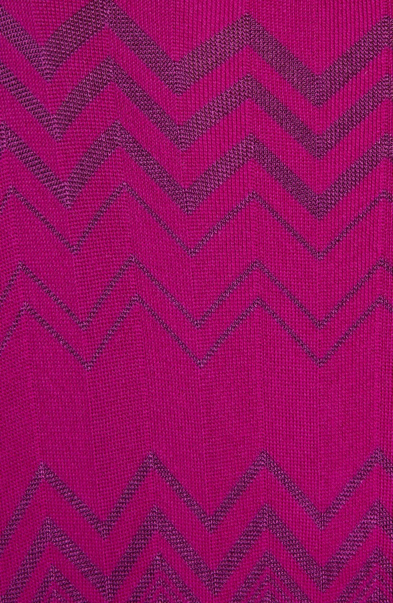 Missoni Chevron V-Neck Wool Blend Sweater, Alternate, color, 