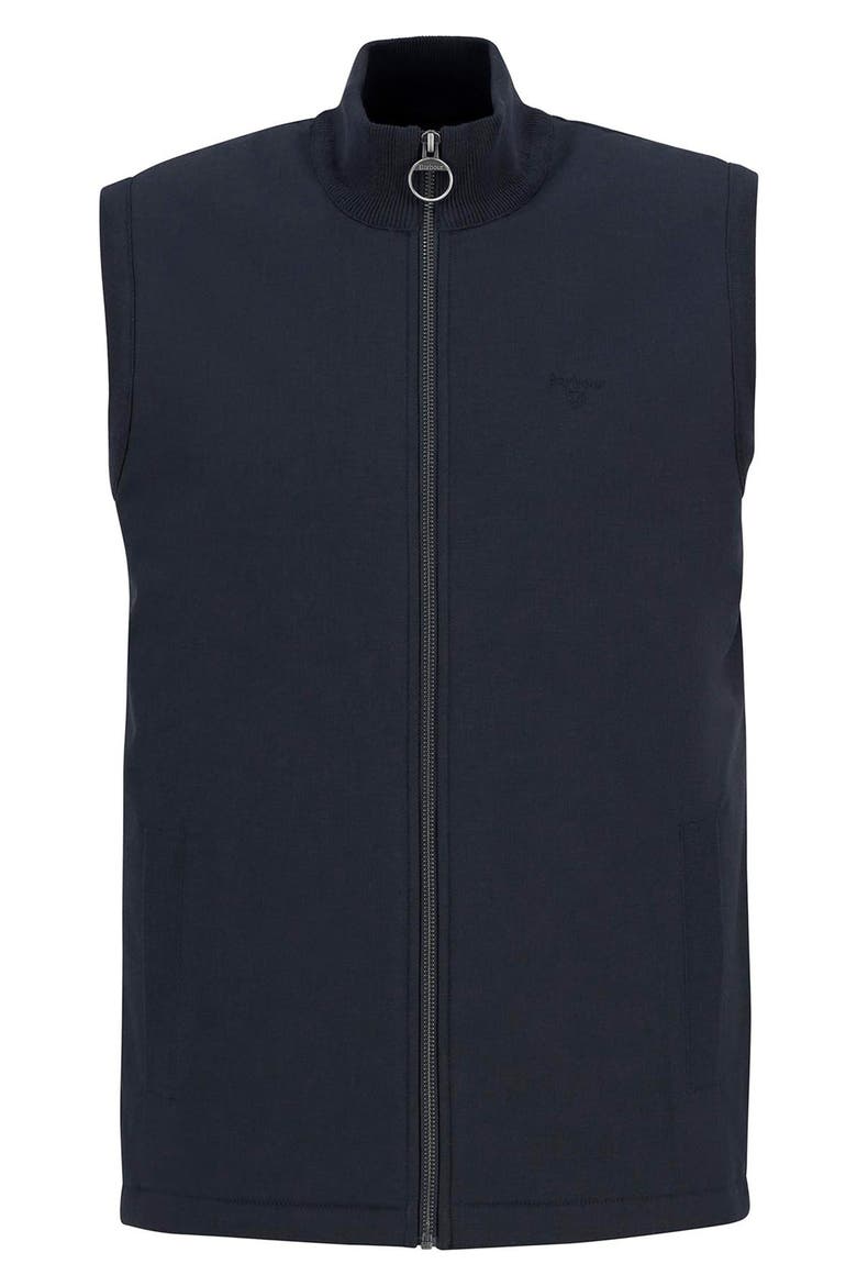 Dryburn Mixed Media Vest, Alternate, color, NAVY