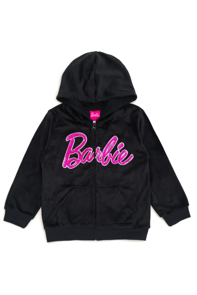 Zip-Up Hoodie, Main, color, Black