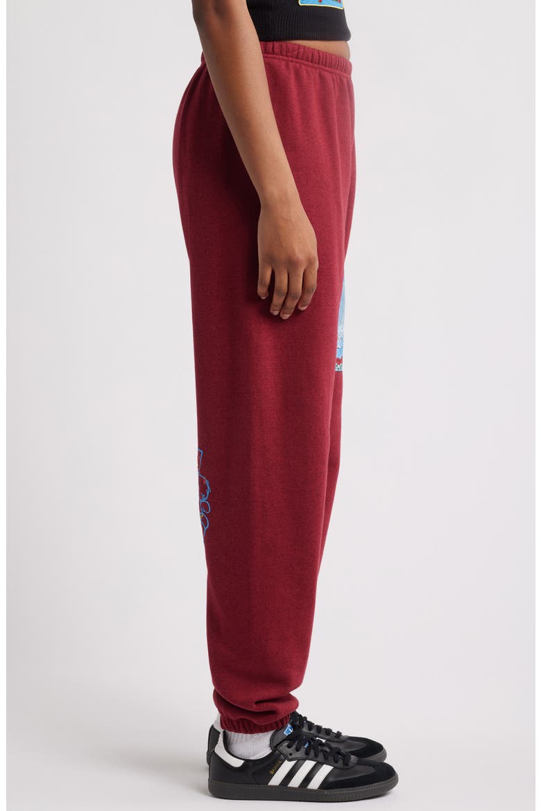 Wolrd Tour Round 2 Kimmy Graphic Sweatpants, Alternate, color, RED