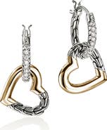 John Hardy Essentials Heart Drop Earrings