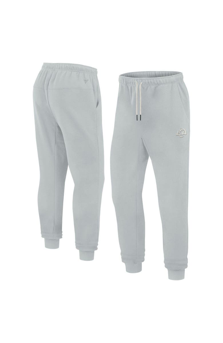Fanatics Signature Unisex Fanatics Signature Gray Los Angeles Rams Elements Super Soft Fleece Jogger, Main, color, Gray