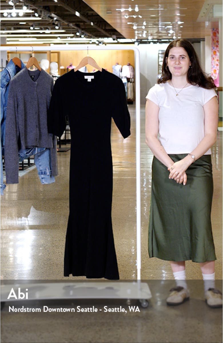 Pima Cotton Blend Sweater Dress, sales video thumbnail