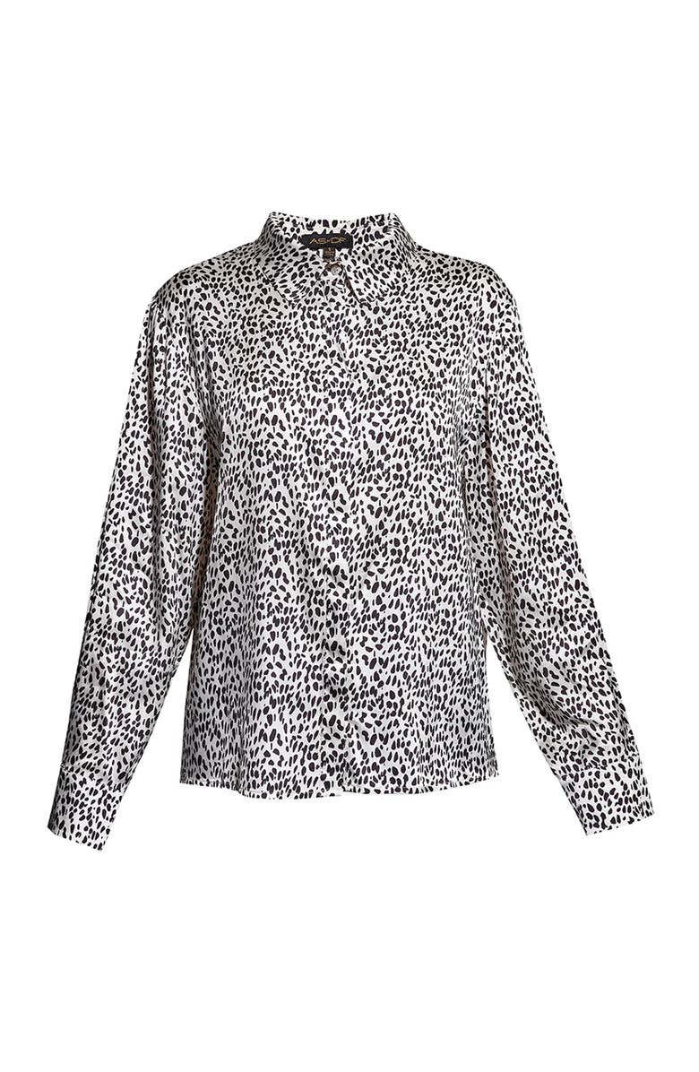 AS by DF Marais Blouse, Alternate, color, Polka Leopard Print