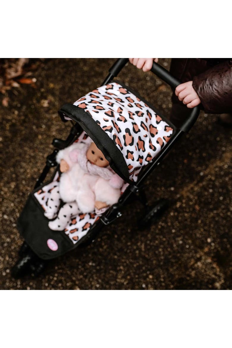 3 Wheel Doll Buggy, Little Tiger, Foldable Toy Stroller, Dolls Up to 19.5 Inches, Alternate, color, Multicolored