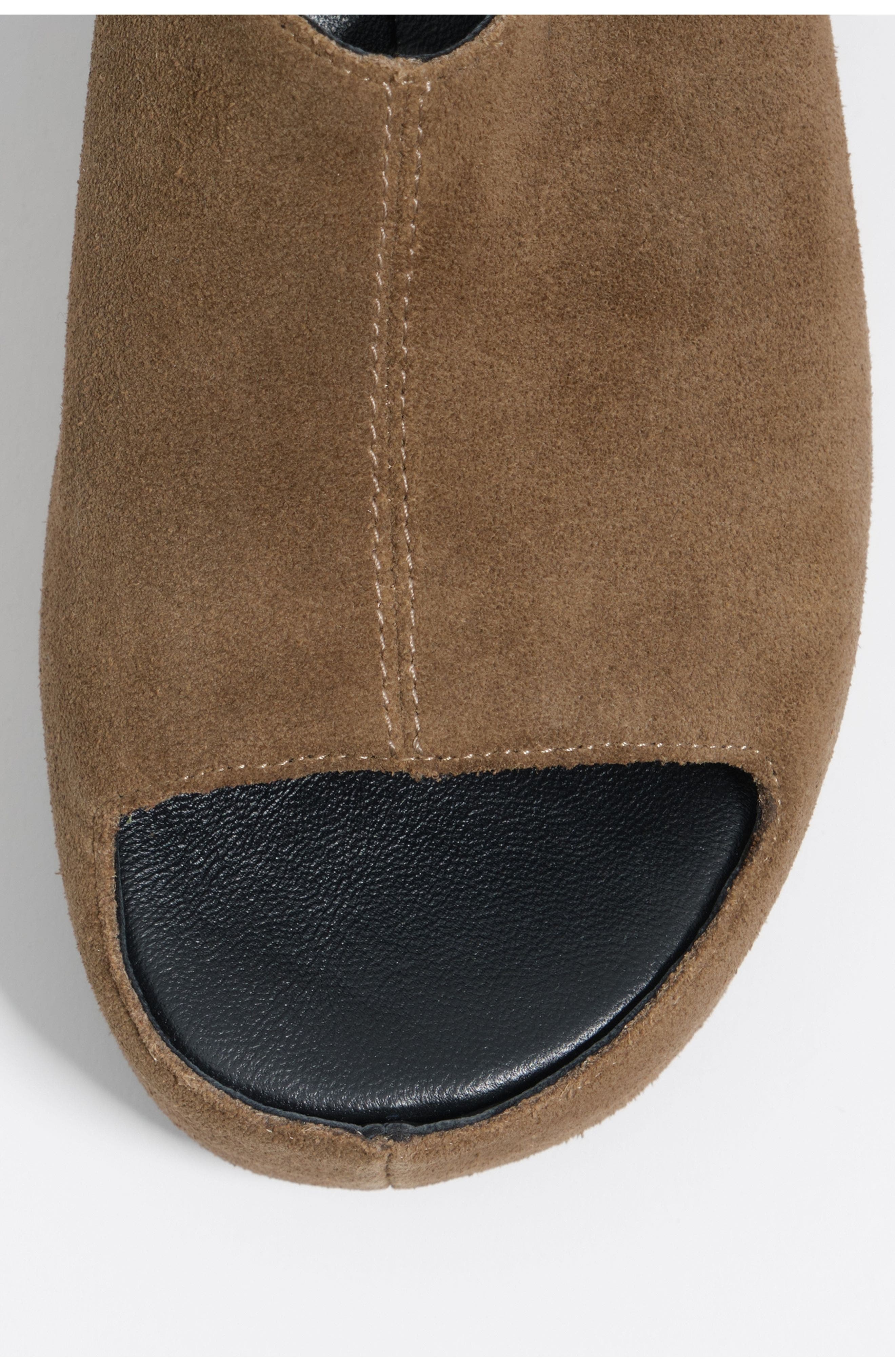 Bimba y Lola Suede Platform Sandals, Alternate, color, Olive