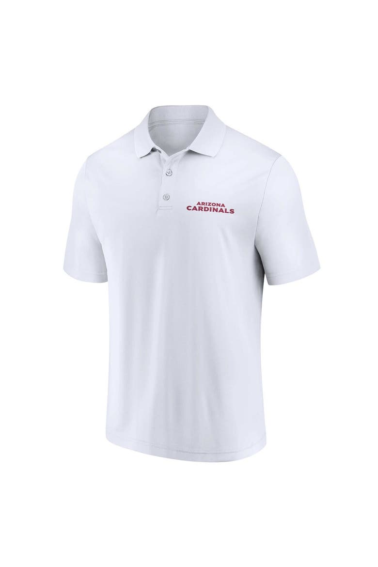 Men's Fanatics Branded White/Cardinal Arizona Cardinals Lockup Two-Pack Polo Set, Alternate, color, White