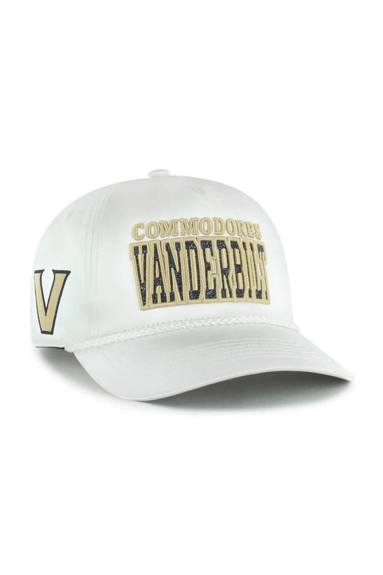 Women's '47 White Vanderbilt Commodores Outspoken Hitch Adjustable Hat, Main, color, White