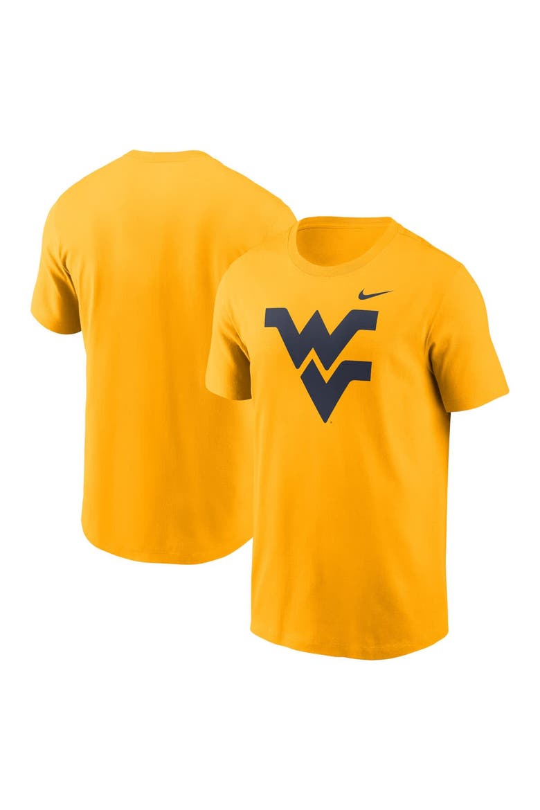 Men's Nike Gold West Virginia Mountaineers Primetime Evergreen Logo T-Shirt, Alternate, color, Gold