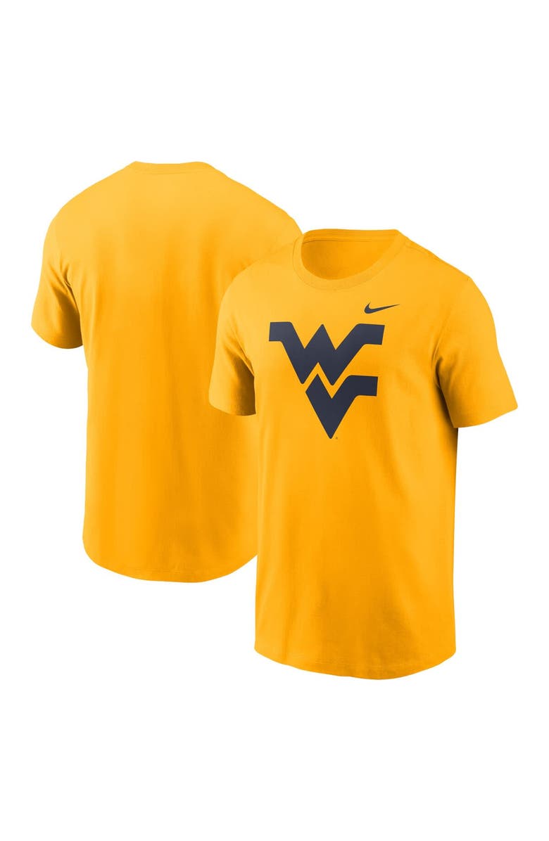 Nike Men's Nike Gold West Virginia Mountaineers Primetime Evergreen Logo T-Shirt, Alternate, color, Gold