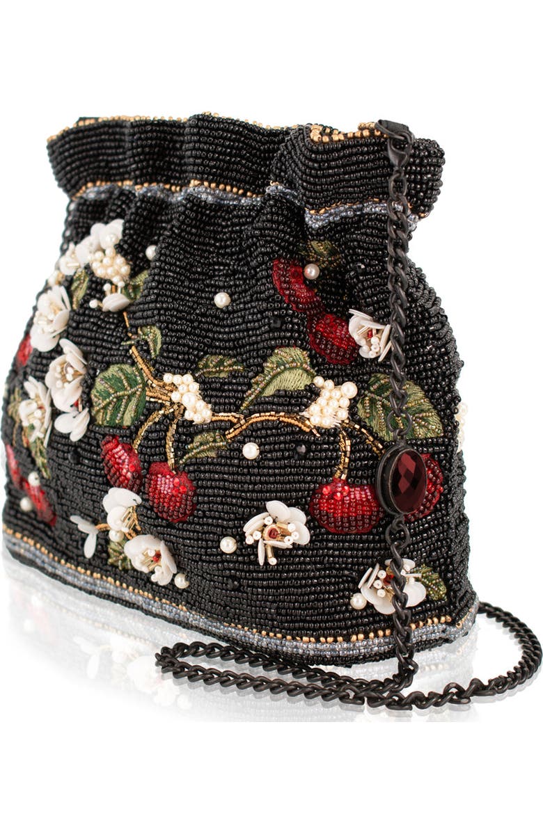 Mary Frances Accessories Sweet & Tart Crossbody Handbag, Alternate, color, Black