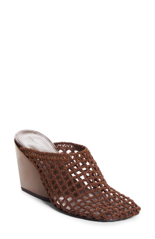 Proenza Schouler Slant Crochet Wedge Mule in Mushroom at Nordstrom, Size 40
