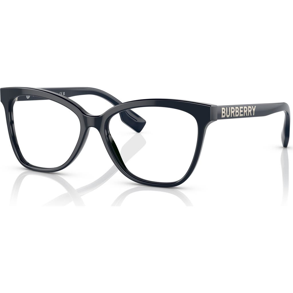 Burberry 54mm Cat Eye Optical Glasses In Brown