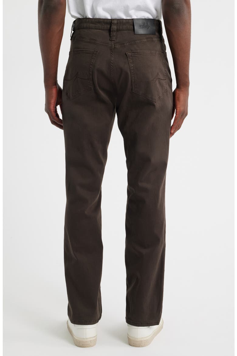 Charisma Relaxed Straight Leg Twill Pants, Alternate, color, BRUNETTE TWILL
