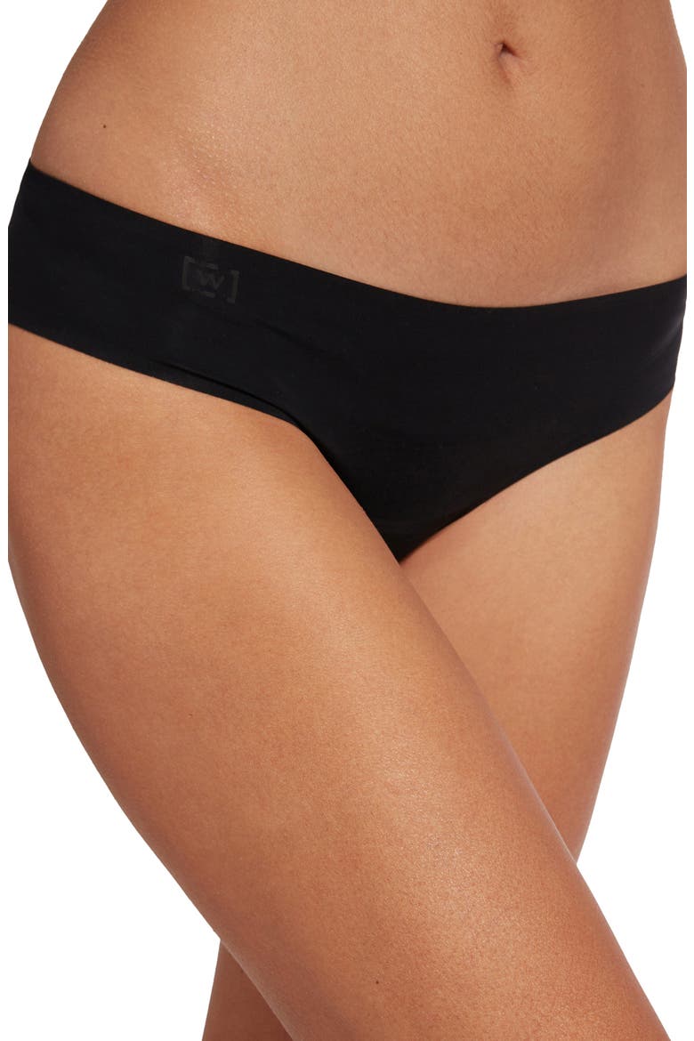 Pure Brazilian Panties, Alternate, color, BLACK