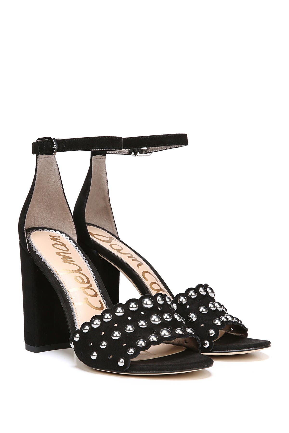 Sam Edelman Yaria Studded Block Heel Sandal, Alternate, color, 