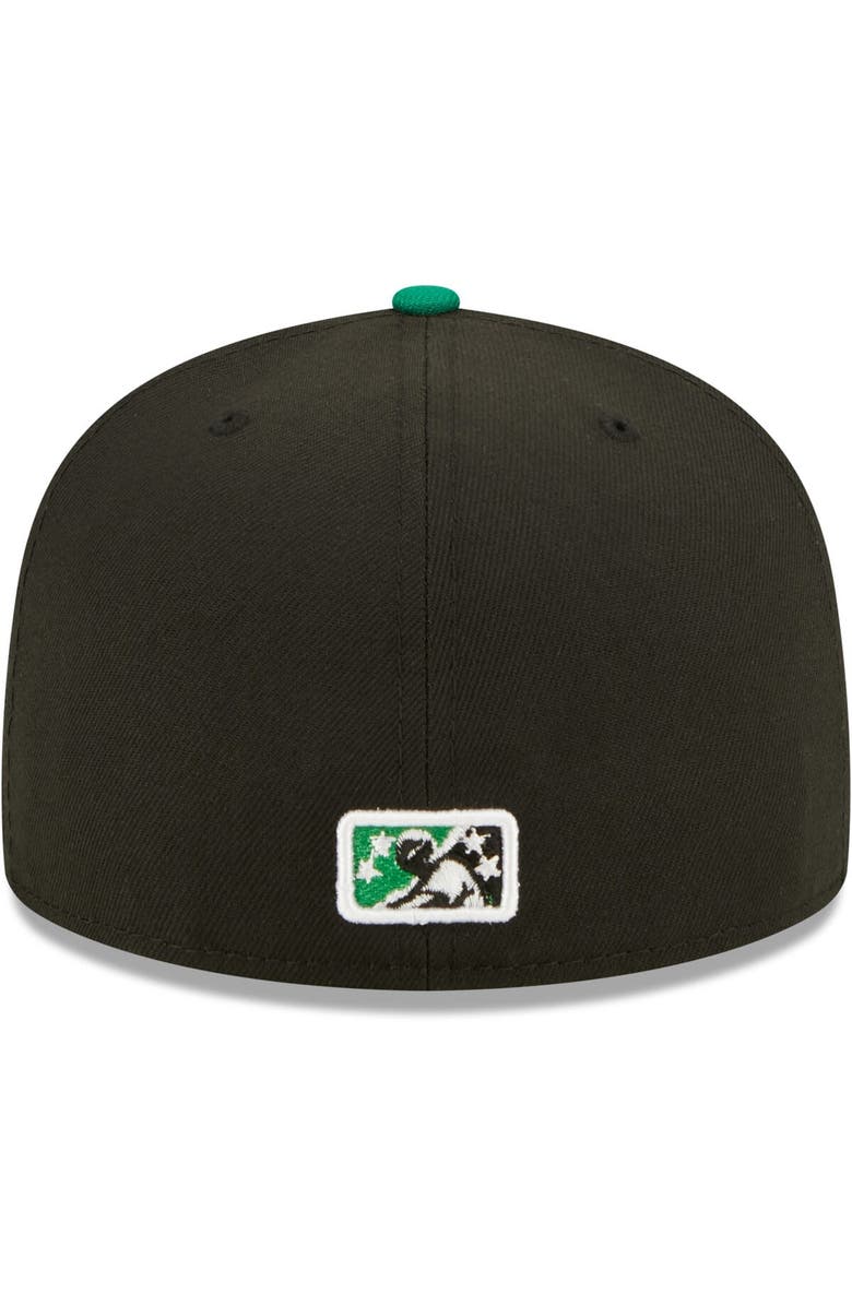 New Era Men's New Era Black Dayton Dragons Authentic Collection 59FIFTY Fitted Hat, Alternate, color, 