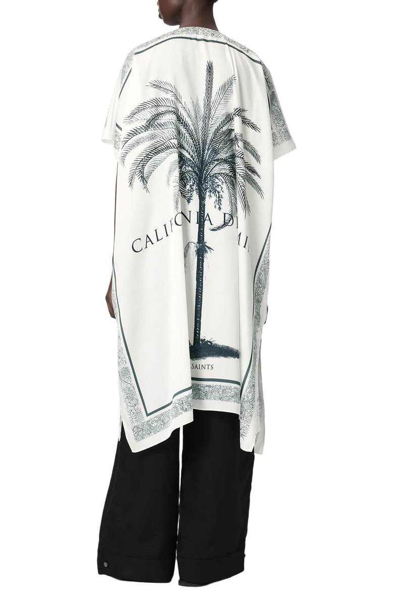 AllSaints Palm Caftan, Alternate, color, Carala Ecru White