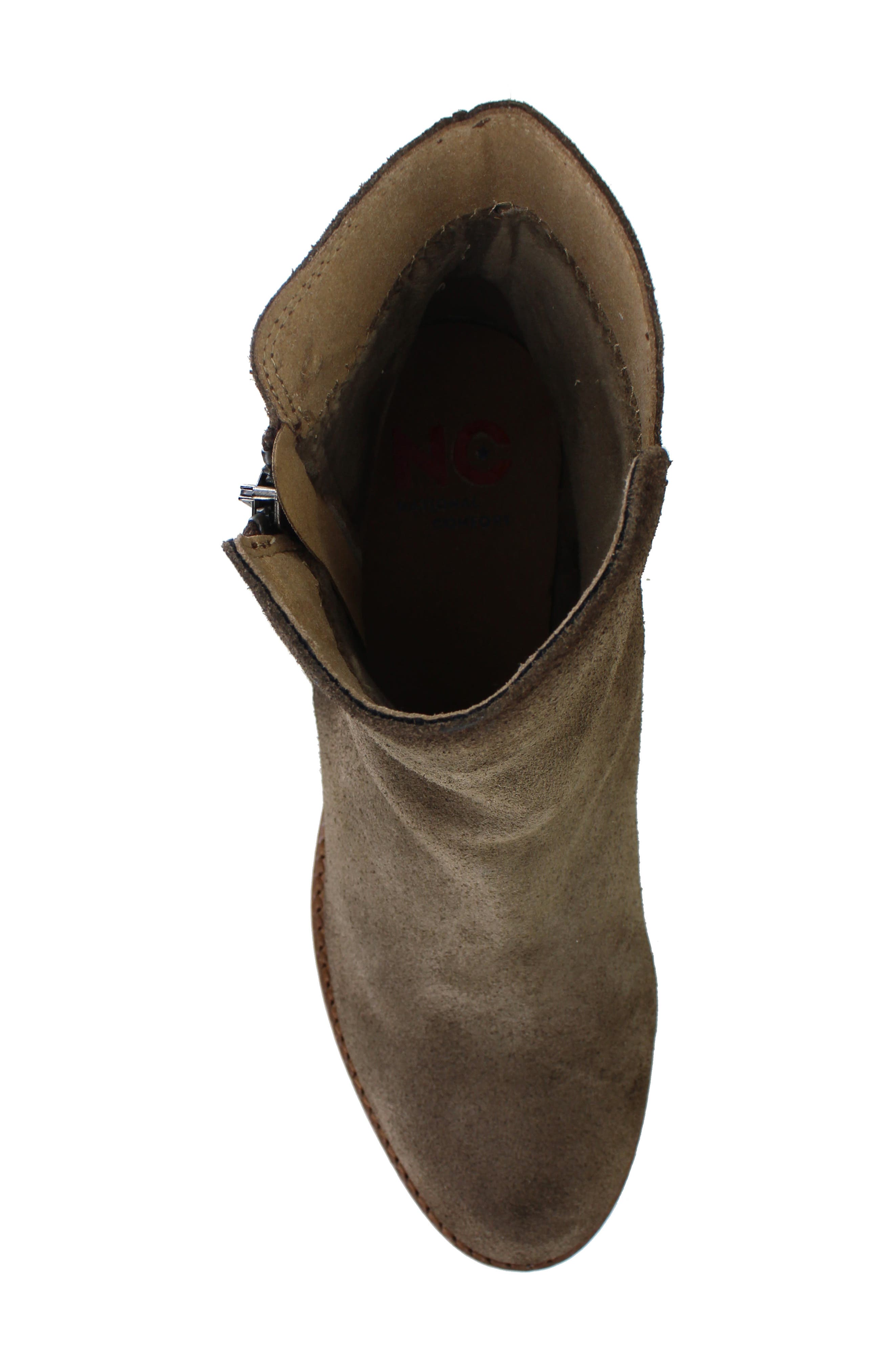 Carinna Bootie, Alternate, color, MOCCASIN SUEDE