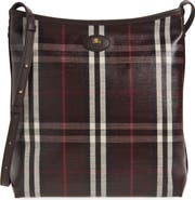 Burberry Small Highlands Coated Canvas Crossbody Bag