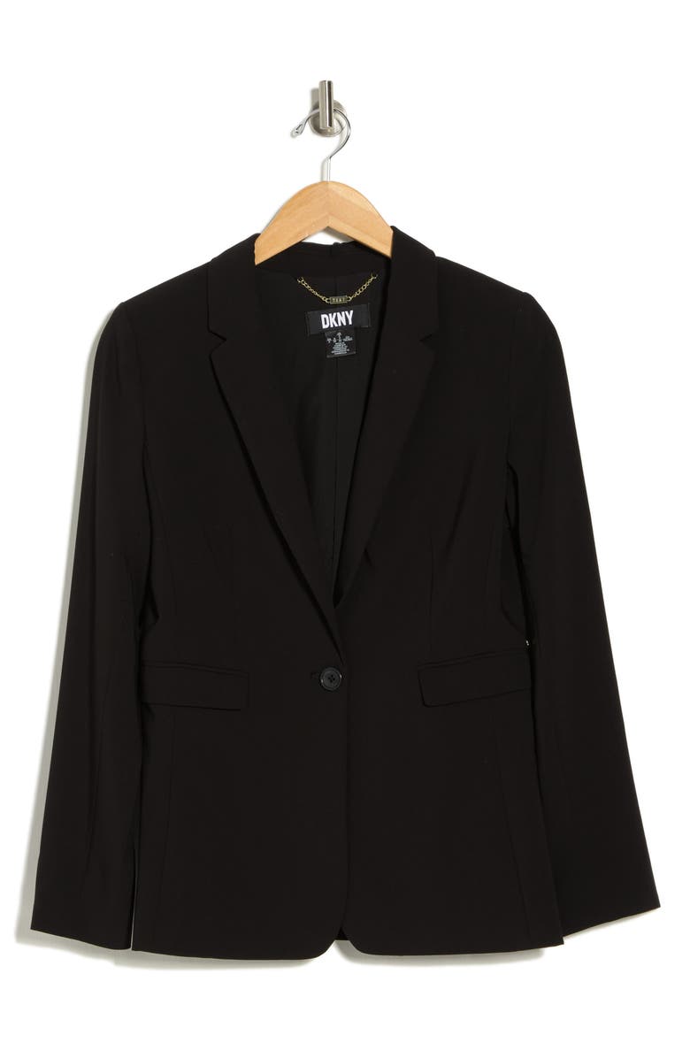 DKNY Single Button Blazer, Alternate, color, 