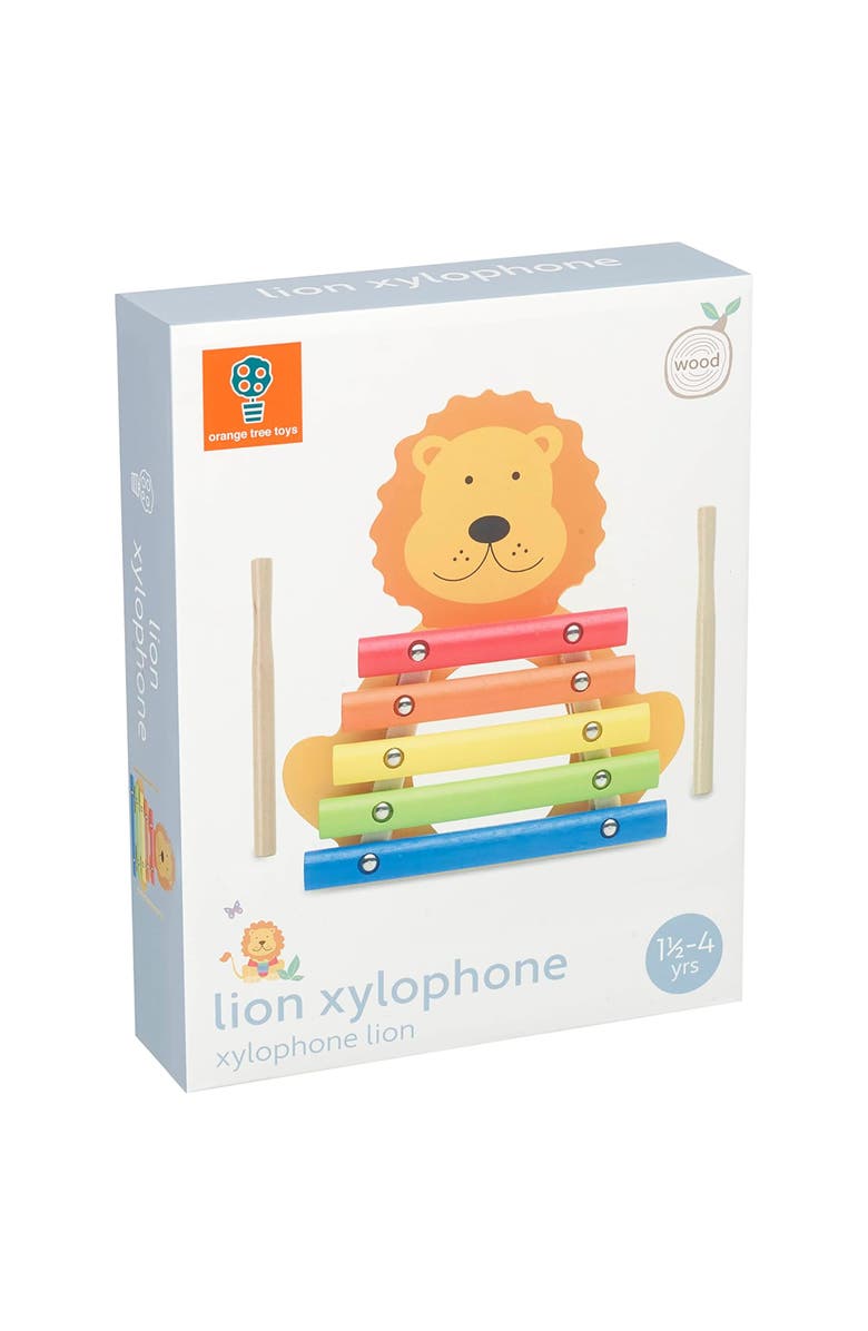 ORANGE TREE TOYS Xylophone Lion Toy Musical Instruments, 3 Pieces, Alternate, color, Multicolored