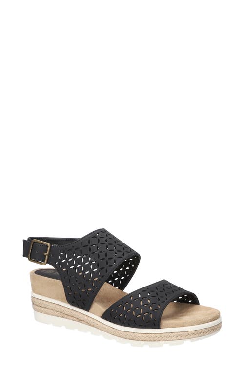 Bella Vita Women's Cosette Wedge Sandals In Black