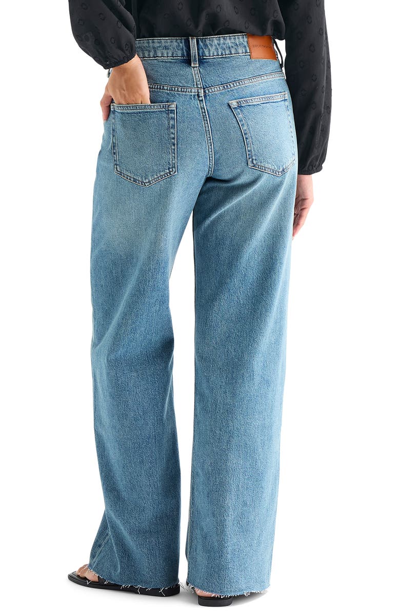 Lucky Brand Baggy Wide Leg Jeans, Alternate, color, 