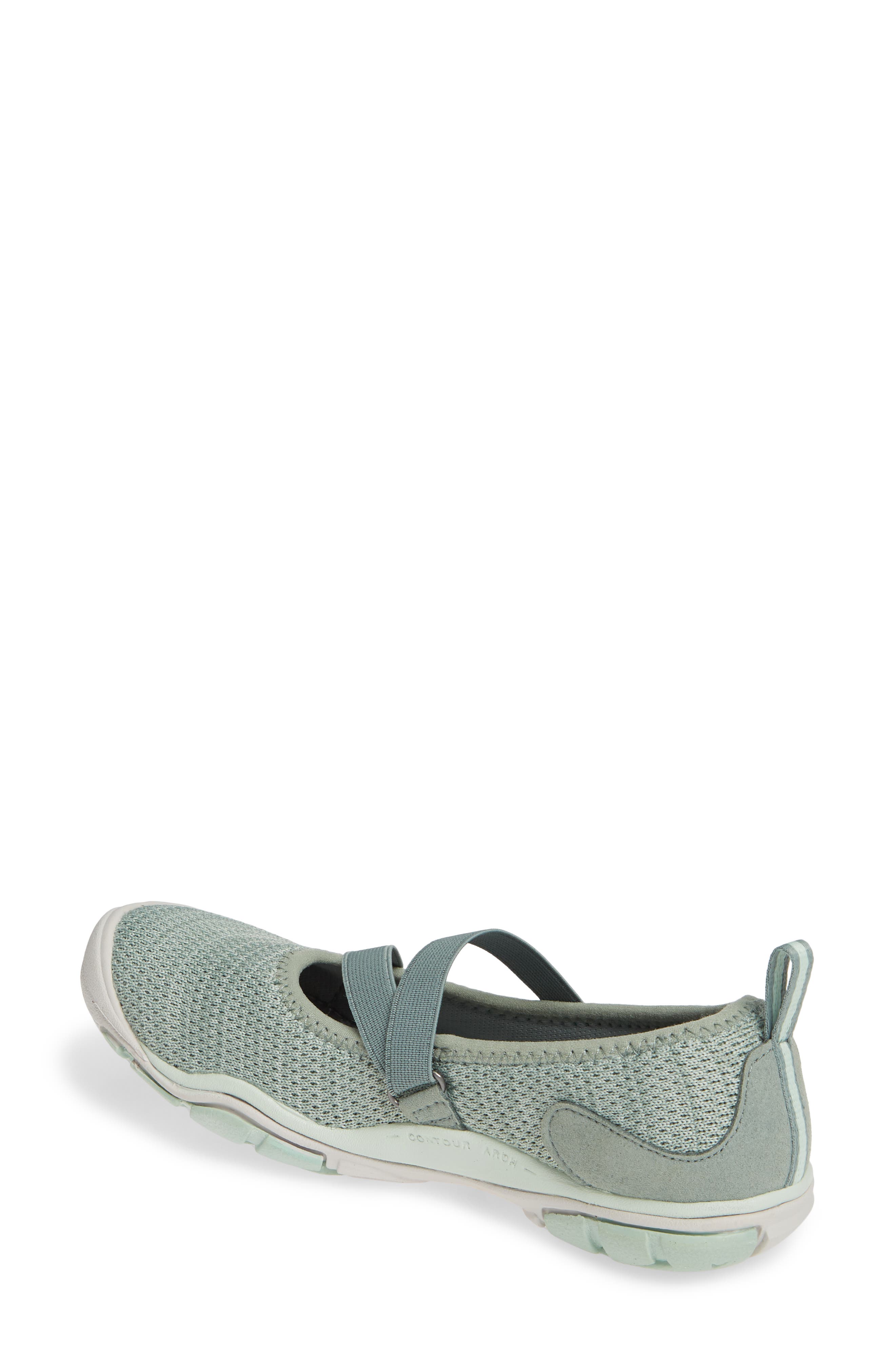 Hush Knit Mary Jane Flat, Alternate, color, LILY PAD/ CELADON FABRIC