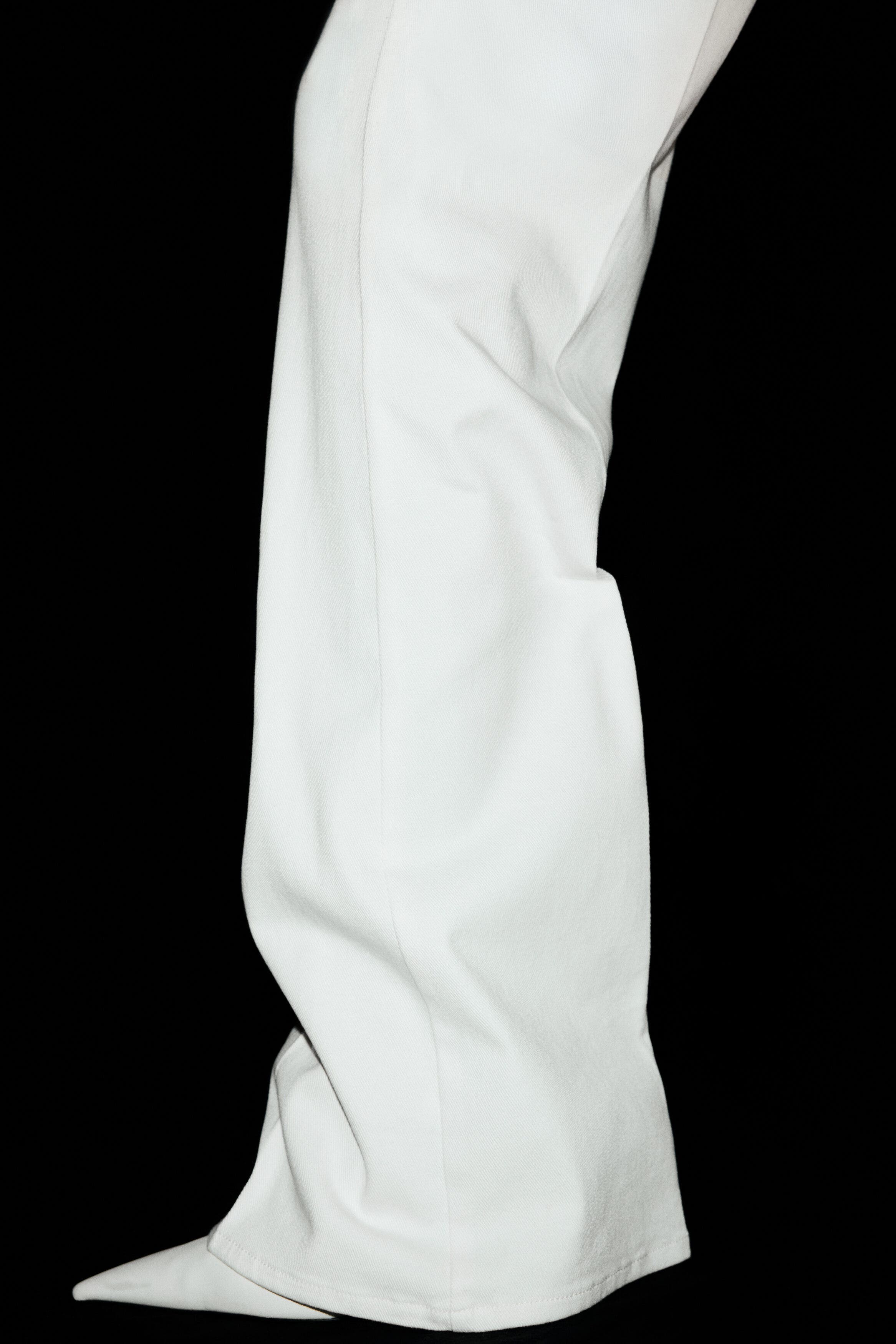 Belted bootcut pants - image 2