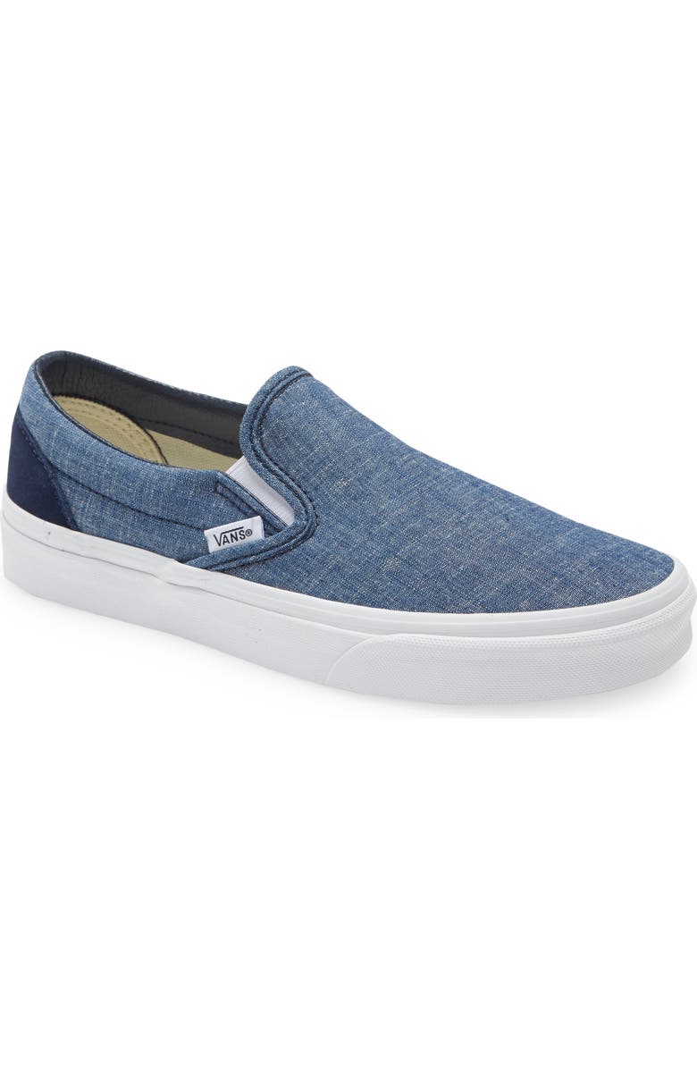 Vans Chambray Classic Slip-On Sneaker, Main, color,