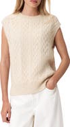 AllSaints Sirius Cable Alpaca Blend Sweater Vest