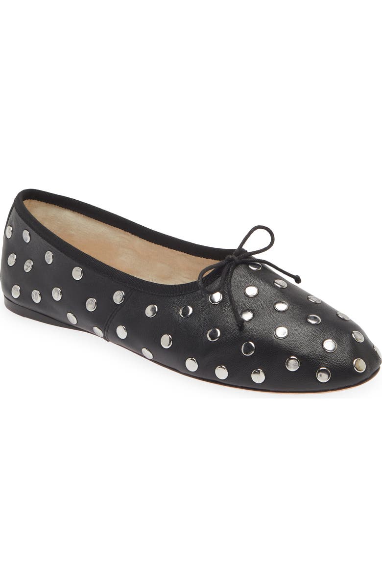 Loeffler Randall Landon Studded Ballet Flat, Main, color,