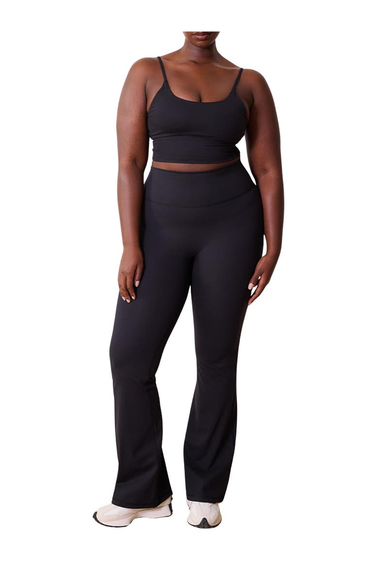 24/7 Revitalise Flare Leggings, Main, color, Black