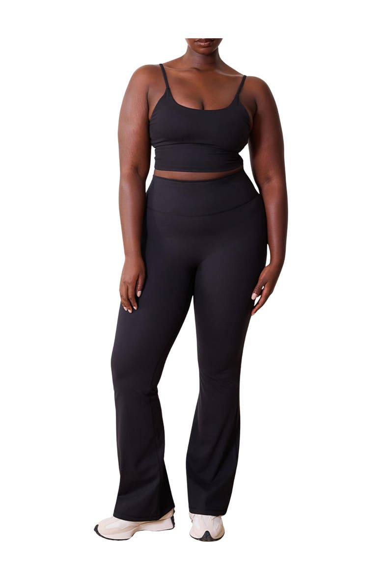 LOVALL 24/7 Revitalise Flare Leggings, Main, color, Black