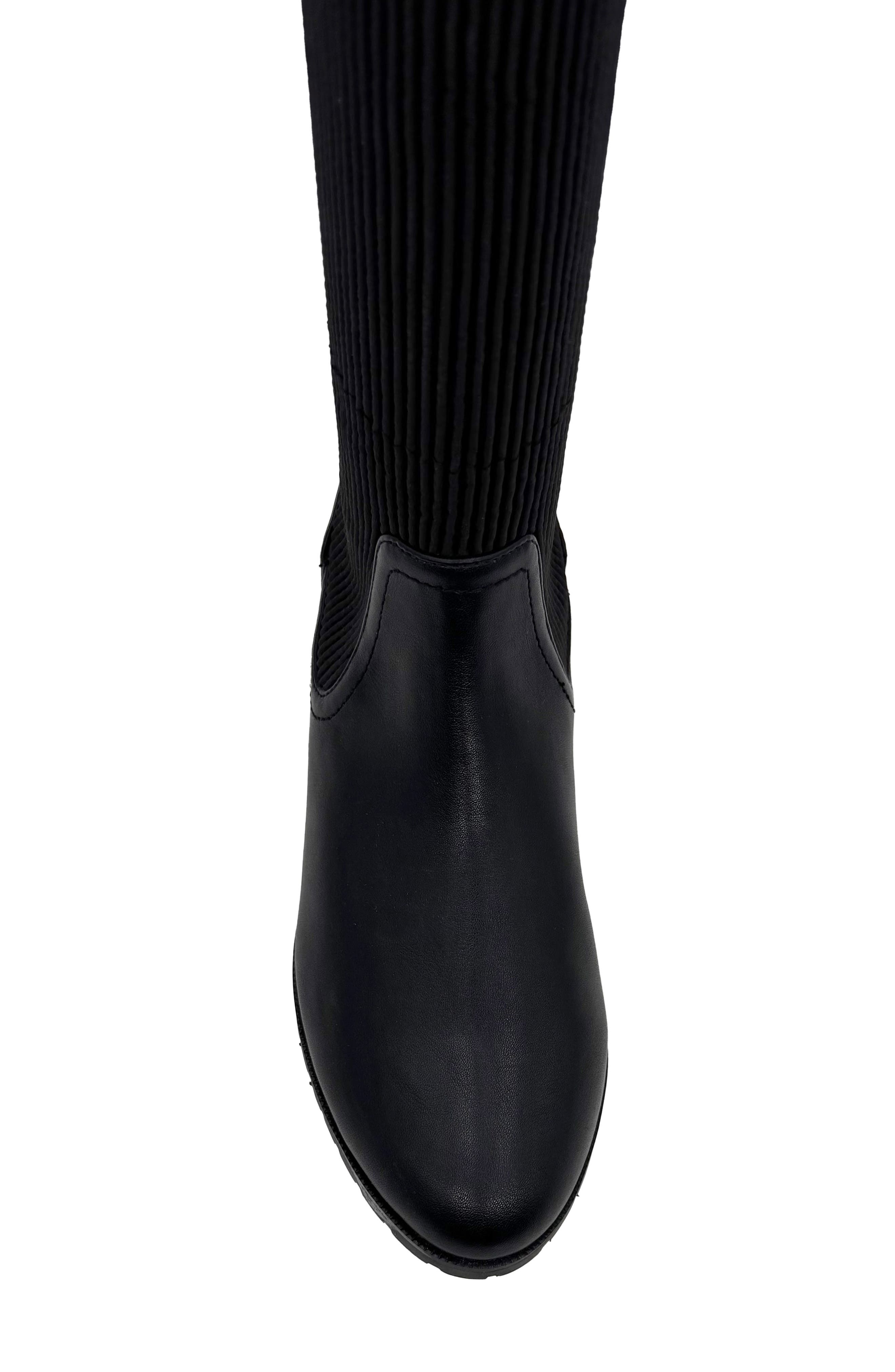 CHELSEA CREW Brandy Tall Boot, Alternate, color, Black Pu