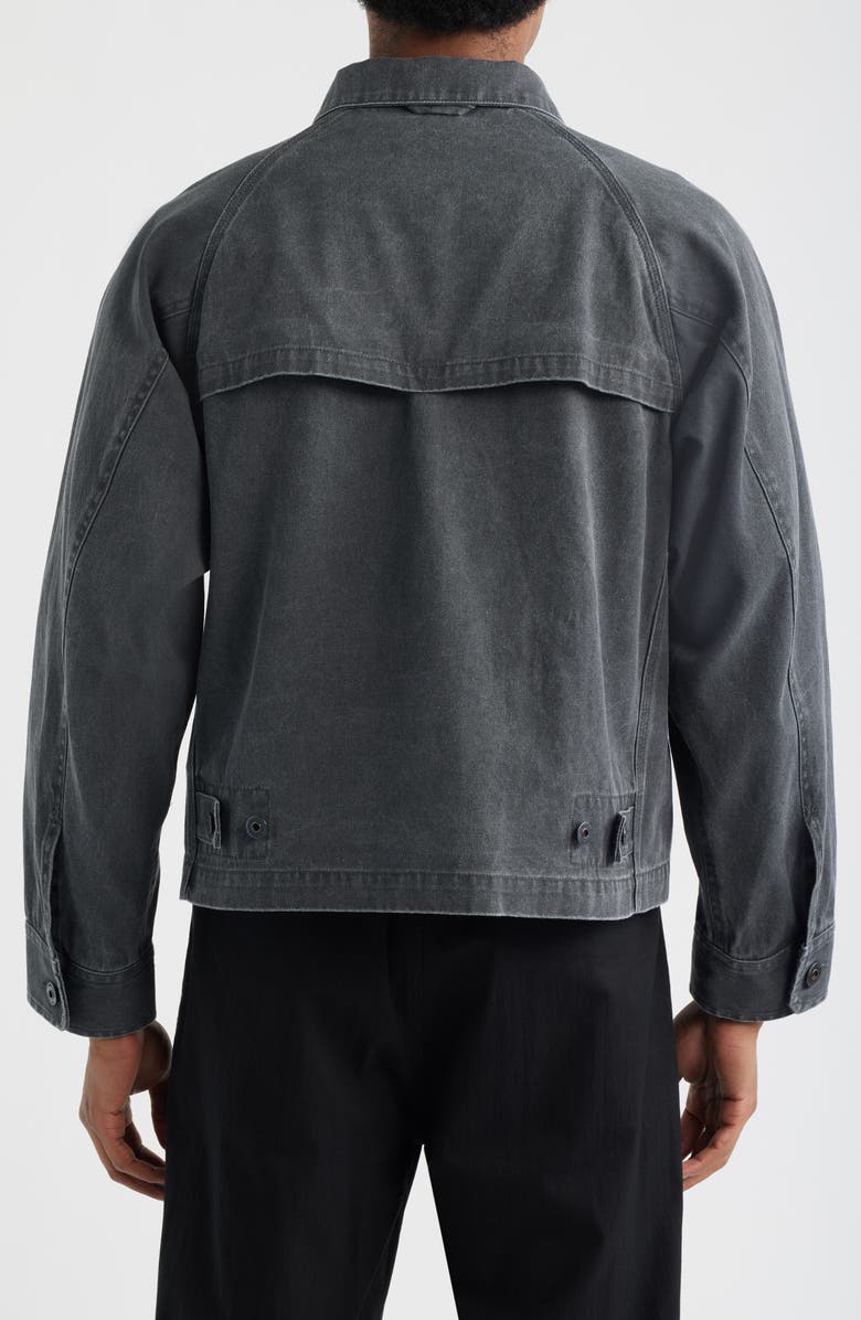 Snow Peak Sulfur Dyed Faded Jacket, Alternate, color, Charcoal