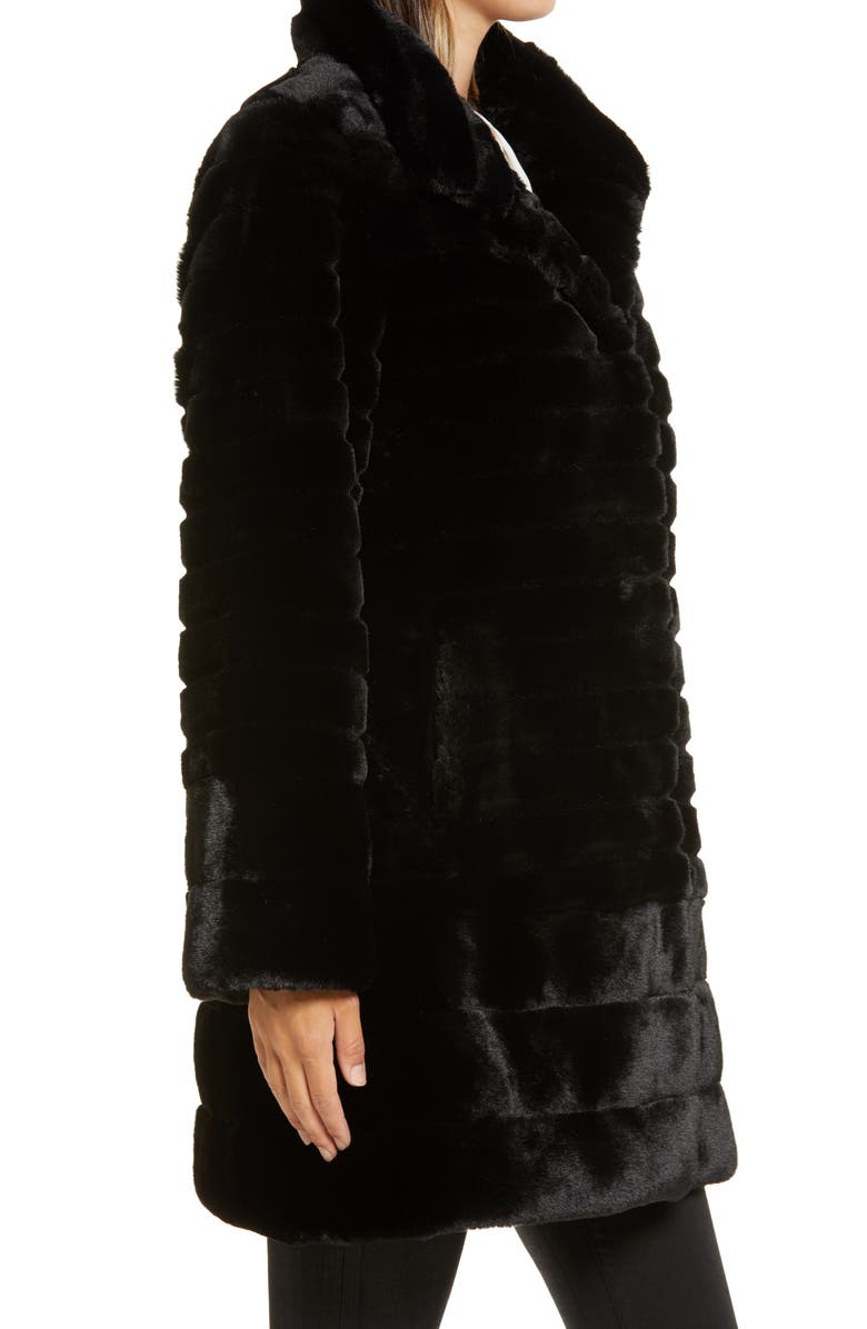 Gallery Faux Fur Coat, Alternate, color,