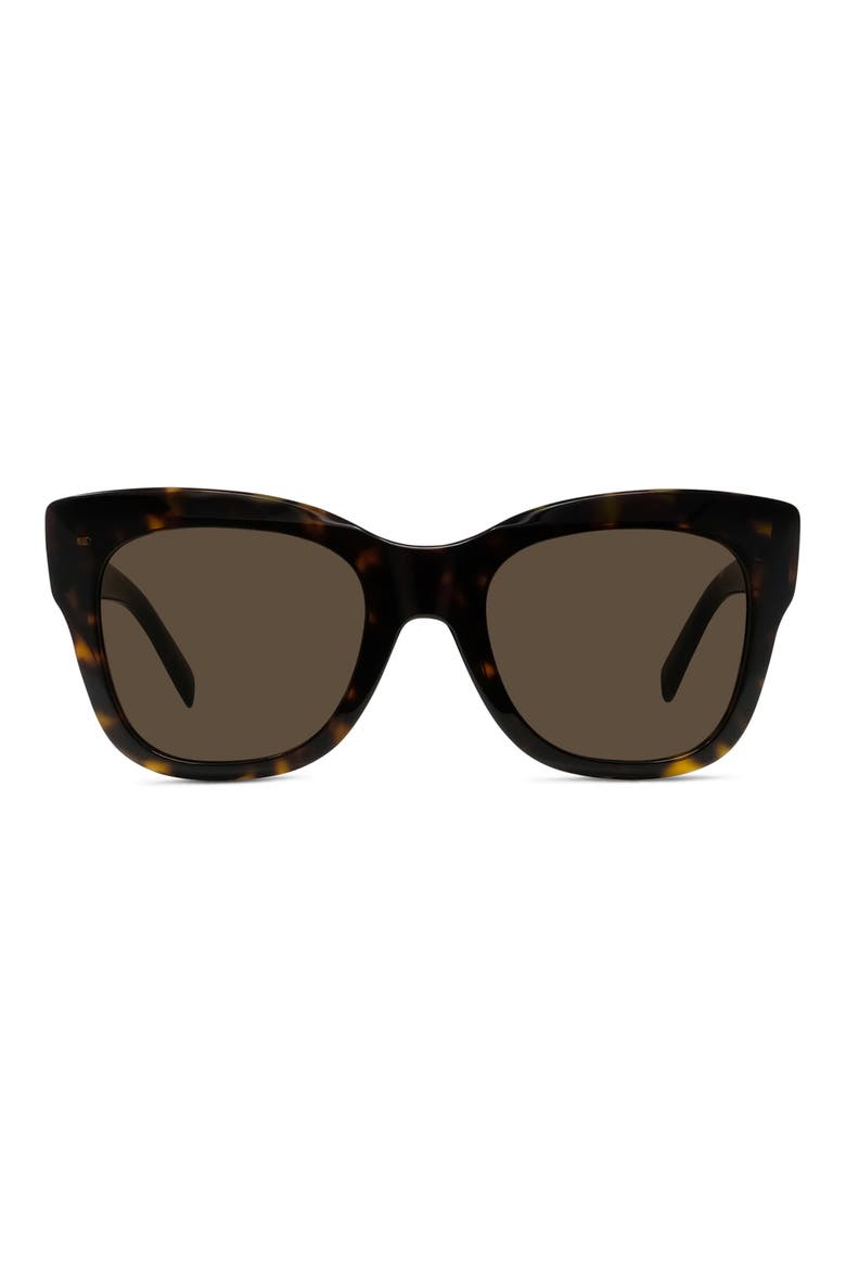 City 53mm Gradient Geometric Sunglasses (Nordstrom Exclusive), Main, color, DARK HAVANA / BROWN