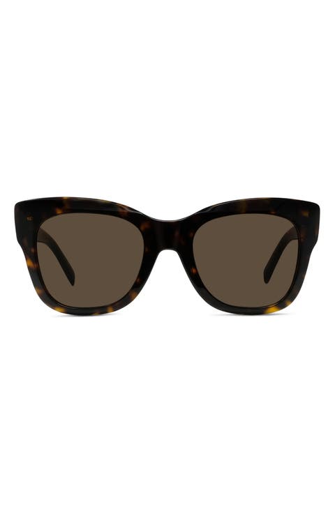 City 53mm Gradient Geometric Sunglasses