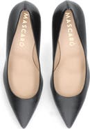 MASCARO Leather Pointed Toe Pump